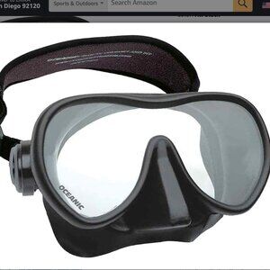 Oceanic Shadow Accent Frameless Dive Diving Mask